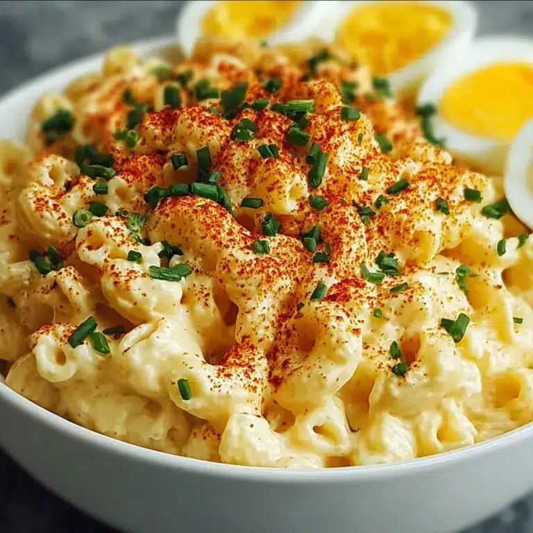 Deviled Egg Macaroni Salad Recipe