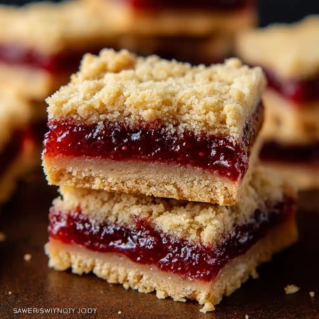 Jam Shortbread Bars Recipe - Recipe Image