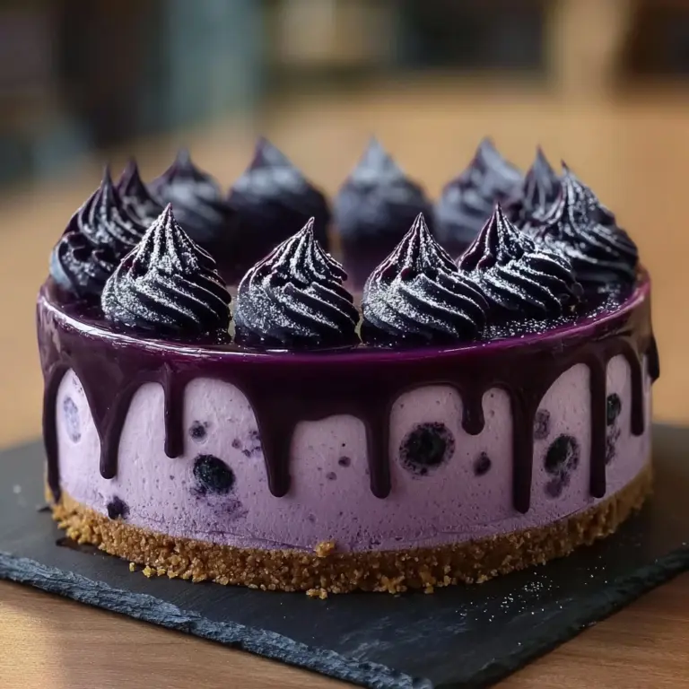 Ravenclaw Midnight Blueberry Cheesecake Recipe