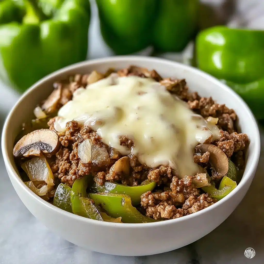 Philly Cheesesteak Bowls – Easy Low-Carb Dinner Idea Recipe - Recipe Image