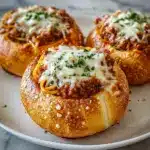 Spaghetti Garlic Bread Bowls Recipe