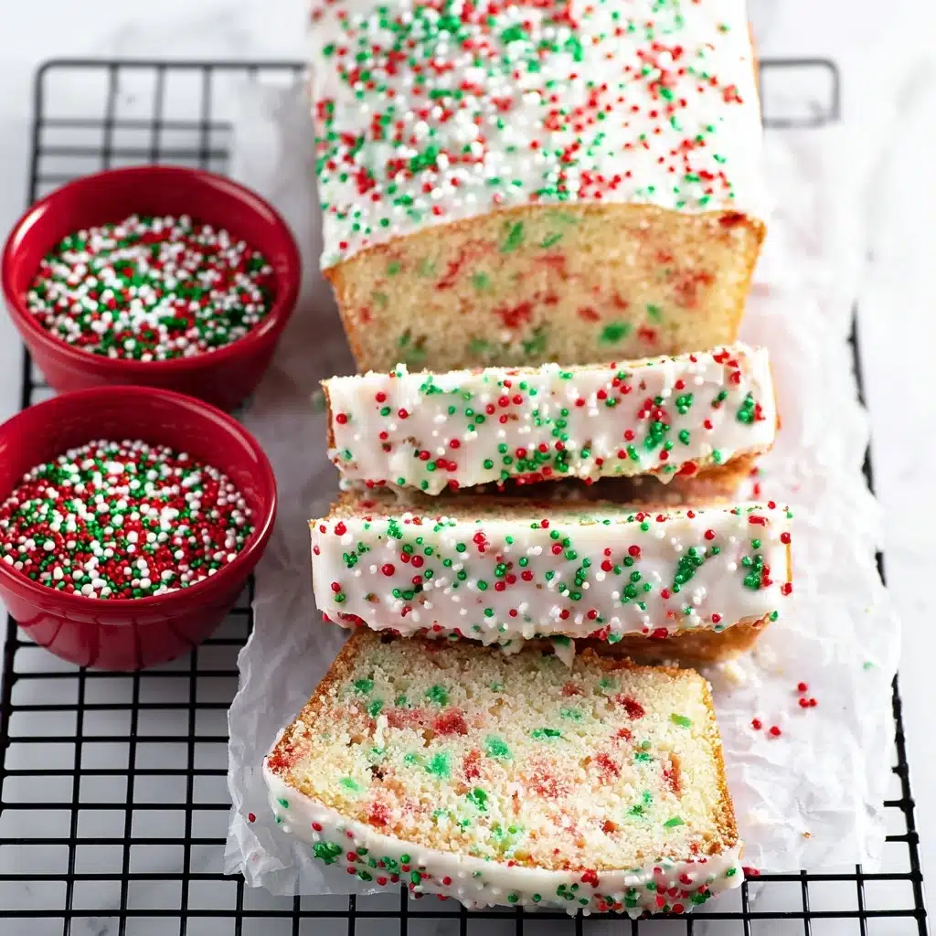 Christmas Sprinkle Buttermilk Bread Recipe - Recipe Image