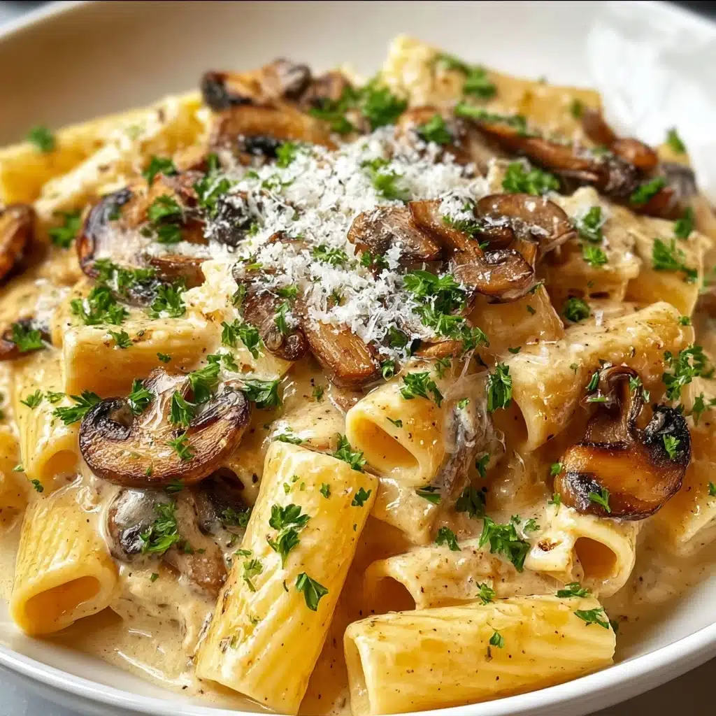 Mushroom Ricotta Pasta Recipe - Recipe Image