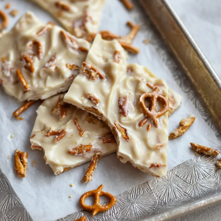 Peanut Butter Pretzel Bark Recipe