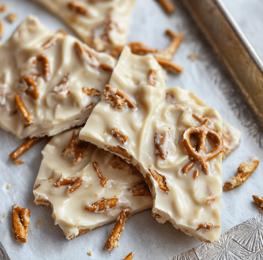 Peanut Butter Pretzel Bark Recipe