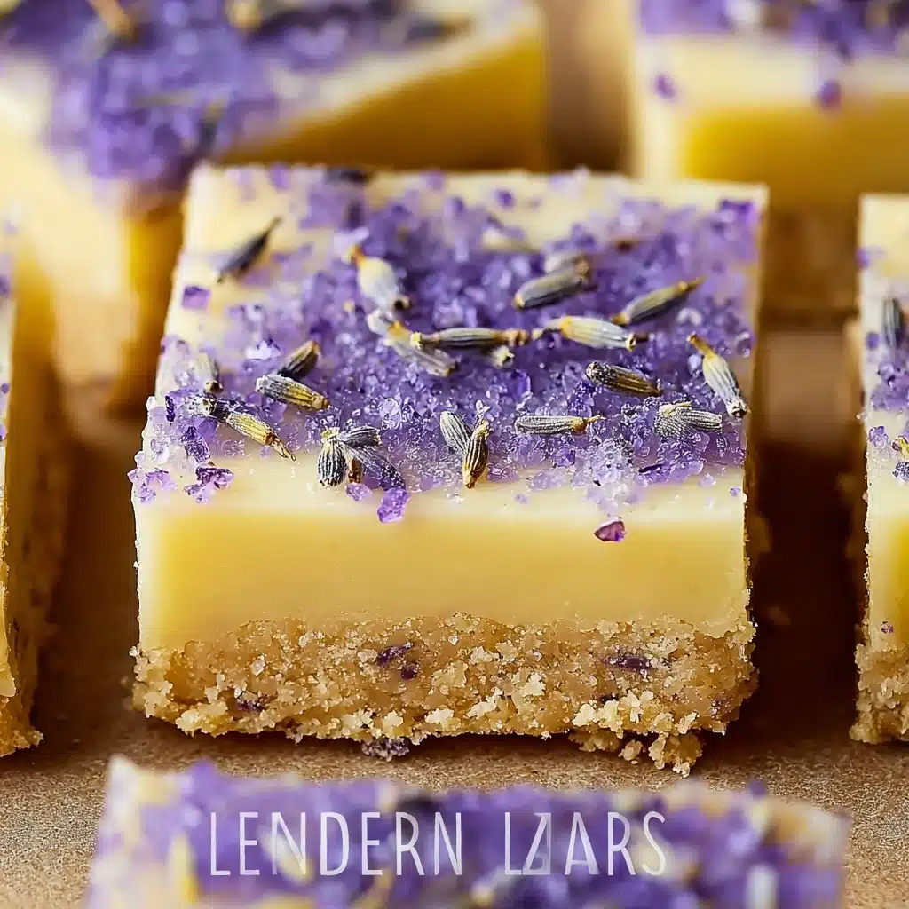 Lavender Lemon Bars Recipe - Recipe Image
