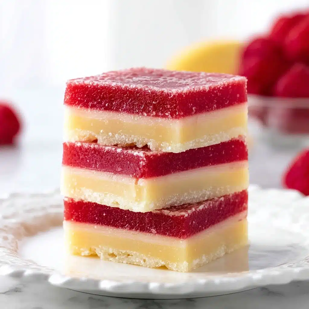 Lemon Raspberry Bars Recipe - Recipe Image