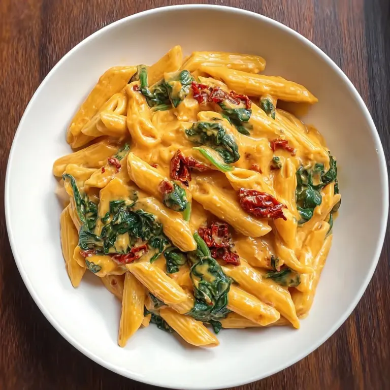 One-Pot Spinach Tomato Pasta Recipe