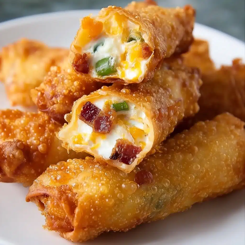 Mini Jalapeño Popper Egg Rolls Recipe - Recipe Image