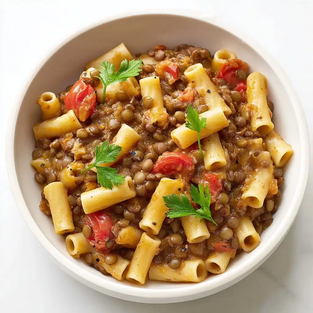 PASTA WITH LENTILS Recipe - Recipe Image
