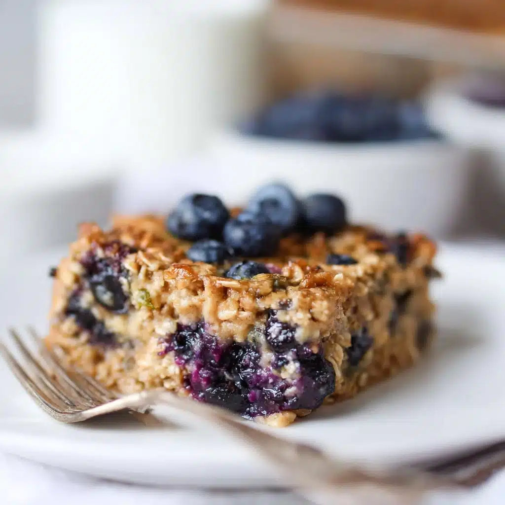 Zucchini Blueberry Baked Oatmeal Recipe - Recipe Image