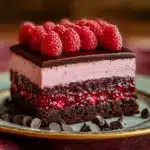 Heavenly Raspberry Chocolate Mousse Cake Recipe