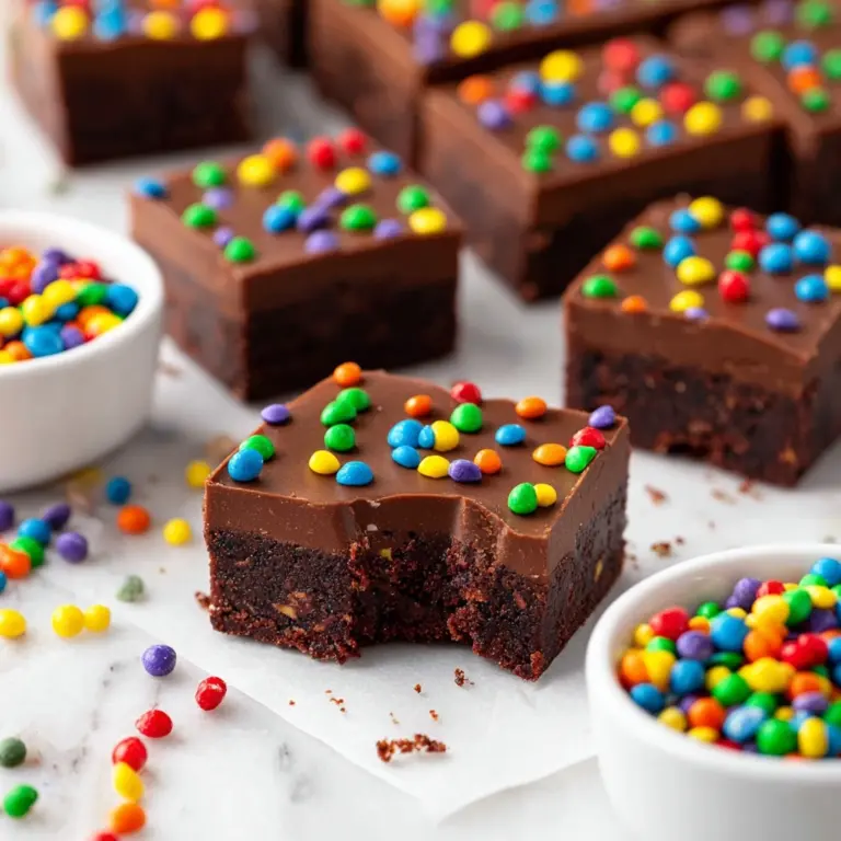 No-Bake Vegan Cosmic Brownies Recipe
