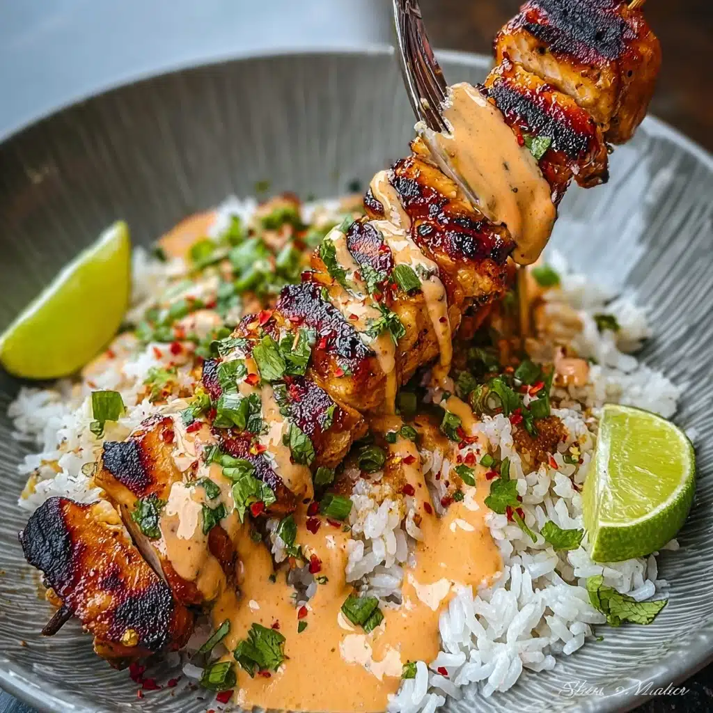 Sweet Chili Chicken Bowl with Coconut Lime Drizzle Recipe - Recipe Image