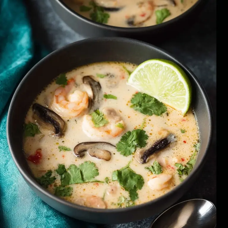 Creamy Thai Coconut Soup Recipe