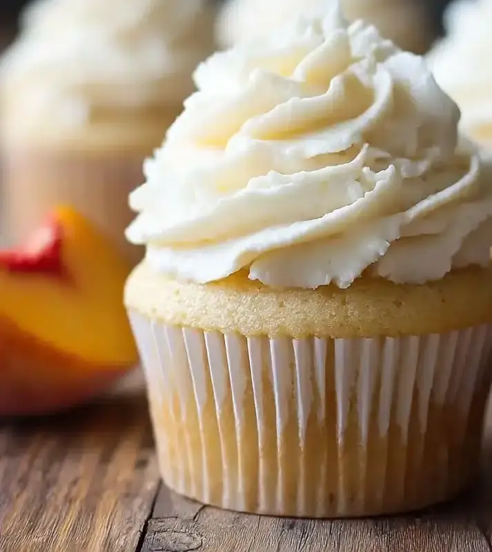 The Best Honey Peach Cream Cheese Cupcakes Recipe