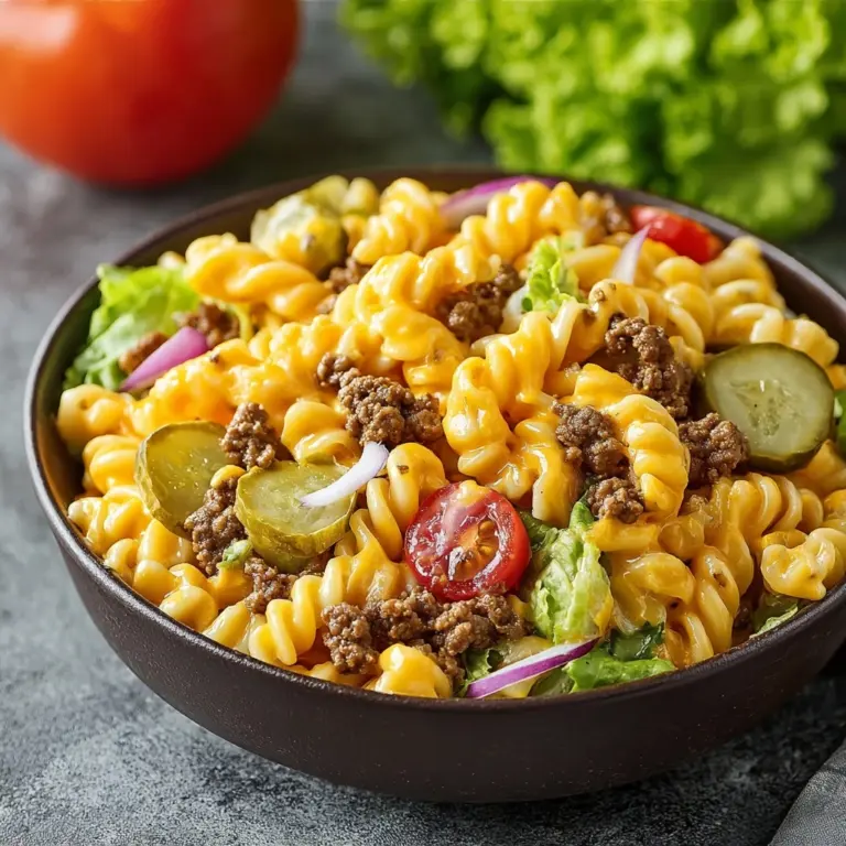 Big Mac Pasta Salad Recipe