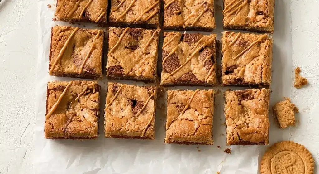 Biscoff Blondies Recipe