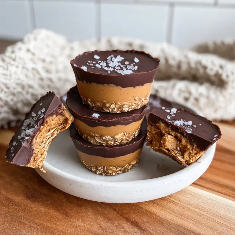 Peanut Butter Oat Cups Recipe