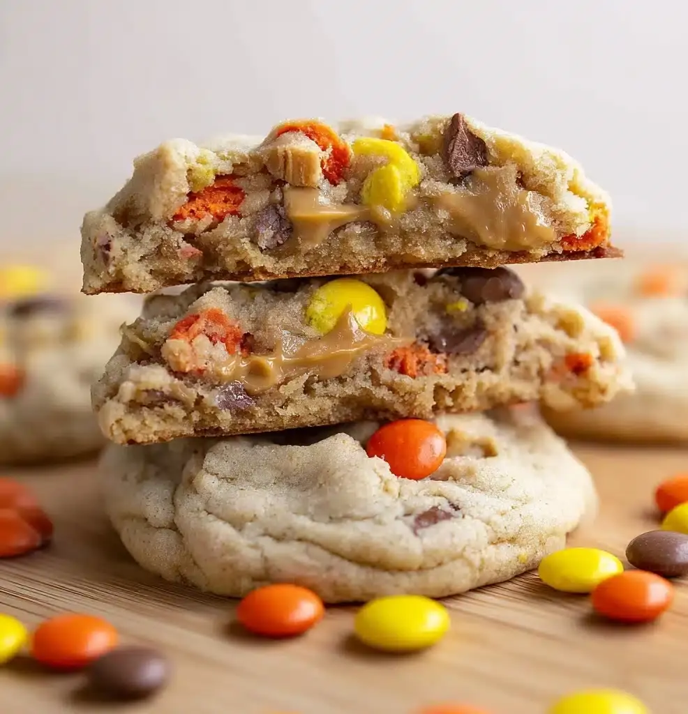 Reese's Pieces Peanut Butter Cookies Recipe