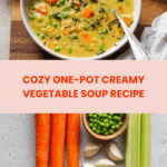 One-Pot Creamy Vegetable Soup Recipe