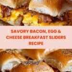 Crack Breakfast Sliders (Bacon Egg & Cheese) Recipe