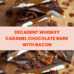 Chocolate, Caramel, Marshmallow, Whiskey & Bacon Bark Recipe