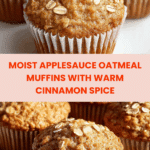 Moist Applesauce Oatmeal Muffins Recipe