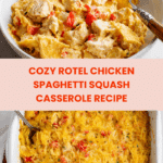 Rotel Chicken Spaghetti Squash Casserole Recipe
