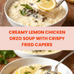 Creamy Lemon Chicken Orzo Soup Recipe