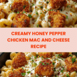 Creamy Honey Pepper Chicken Mac and Cheese Recipe