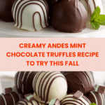 Creamy Andes Mint Chocolate Truffles Recipe