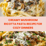Mushroom Ricotta Pasta Recipe