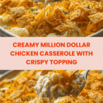 Pour the chicken mixture into your prepared baking dish, smoothing it into an even layer Recipe
