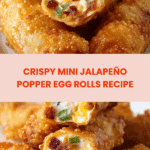 Mini Jalapeño Popper Egg Rolls Recipe