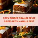 Yule Ginger & Orange Zest Vanilla Spice Cakes Recipe