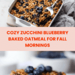 Zucchini Blueberry Baked Oatmeal Recipe