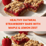 Healthy Oatmeal Strawberry Bars Recipe