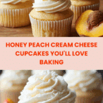 The Best Honey Peach Cream Cheese Cupcakes Recipe
