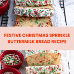 Christmas Sprinkle Buttermilk Bread Recipe