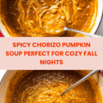 Spicy chorizo pumpkin soup Recipe