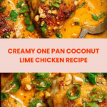 One Pan Coconut Lime Chicken Recipe