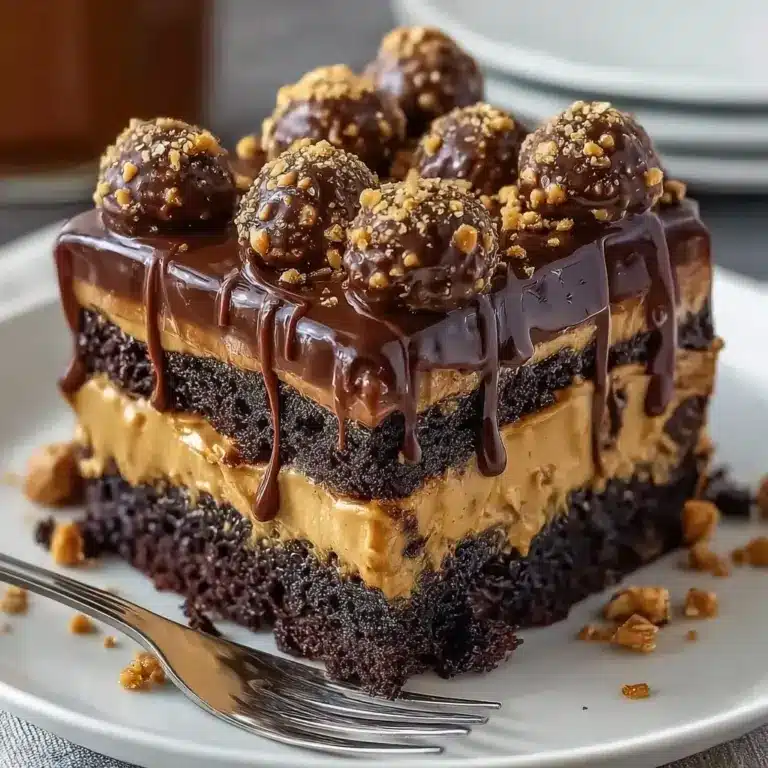 Reese’s Peanut Butter Earthquake Cake Recipe