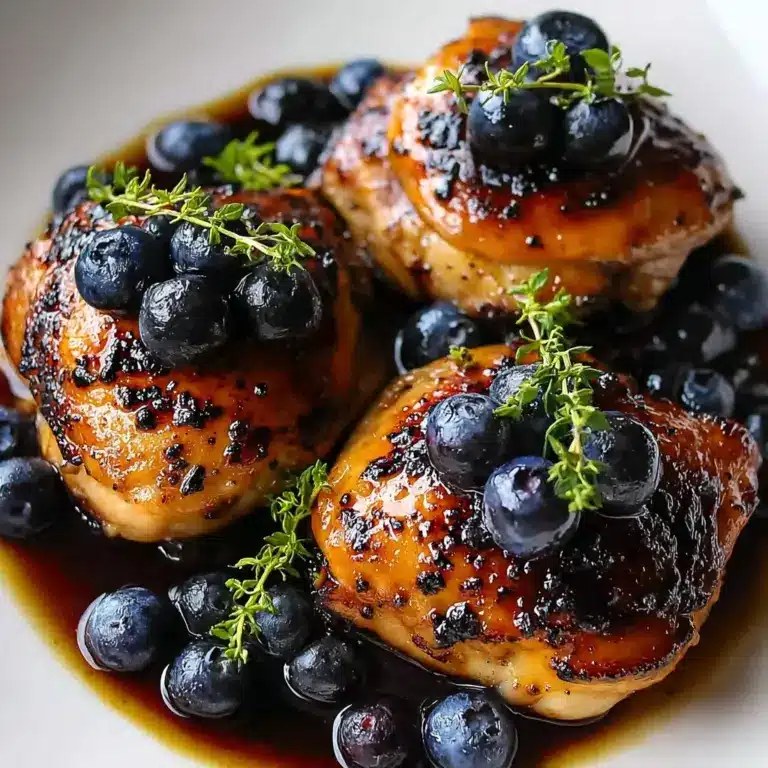 The Best Blueberry Thyme Chicken Recipe