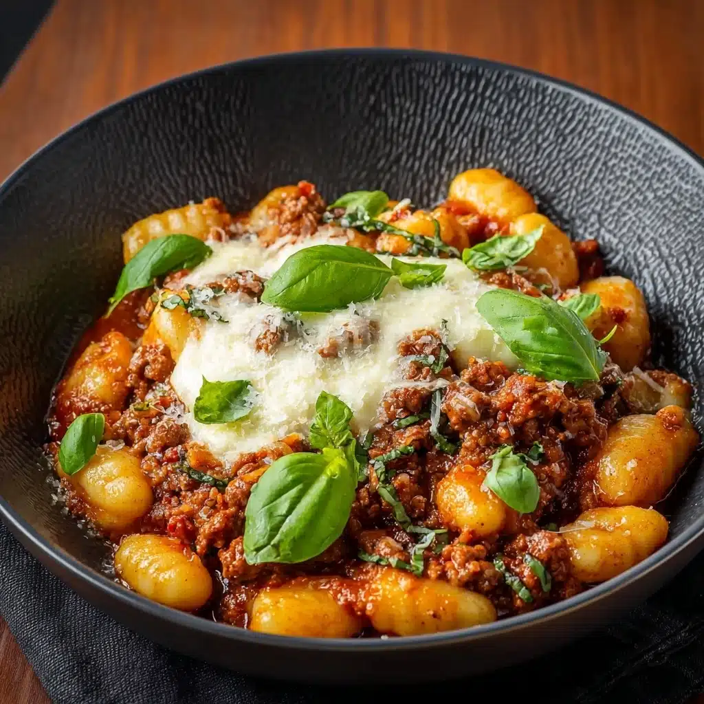 Cheesy Bolognese Gnocchi Bake Recipe - Recipe Image