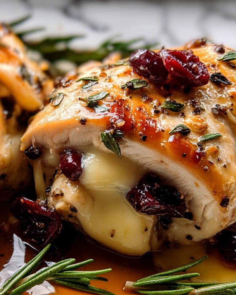 Cranberry Brie Stuffed Chicken Recipe