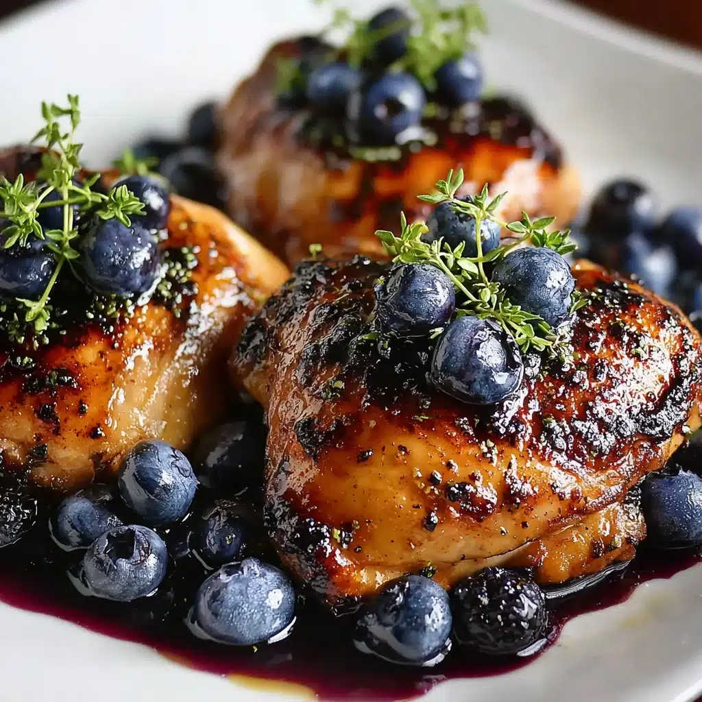 The Best Blueberry Thyme Chicken Recipe - Recipe Image