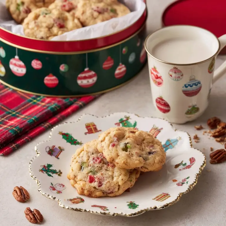 Easy Christmas Fruitcake Cookies Recipe