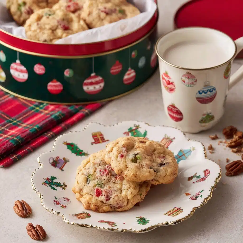 Easy Christmas Fruitcake Cookies Recipe - Recipe Image