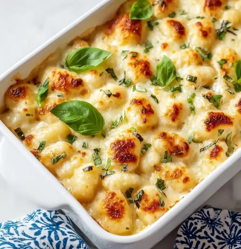 Tasty Baked Gnocchi Mac and Cheese Recipe